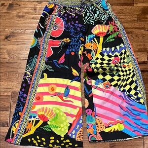 Johnny Was Multicolor Patterned Pants